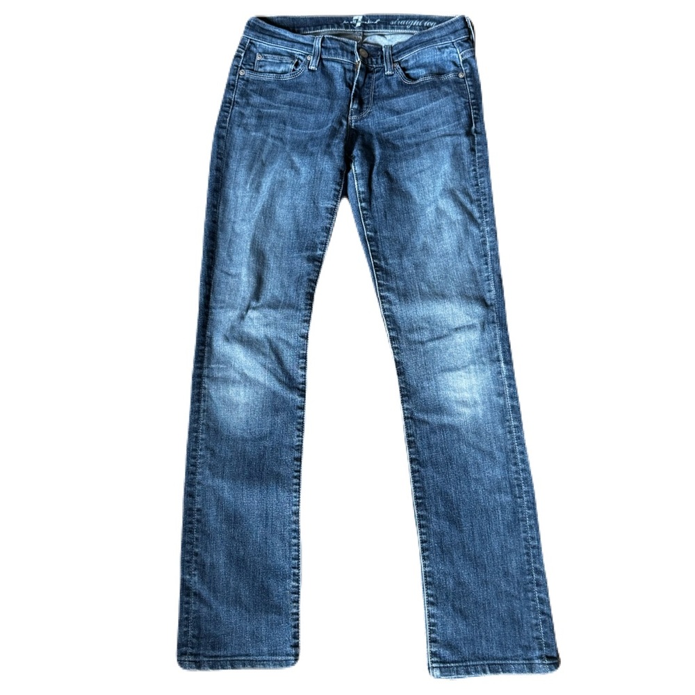 7 For All Mankind Blue Jeans Size 26